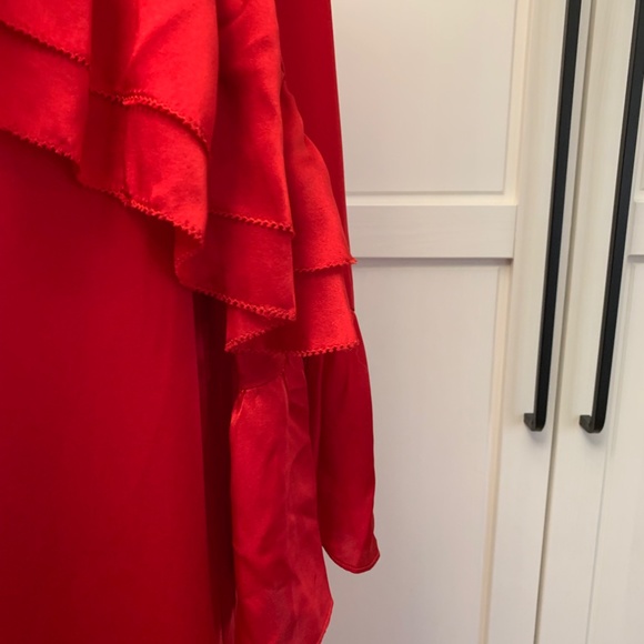 Massimo Duti Red Dress Size 10 - Picture 7 of 16